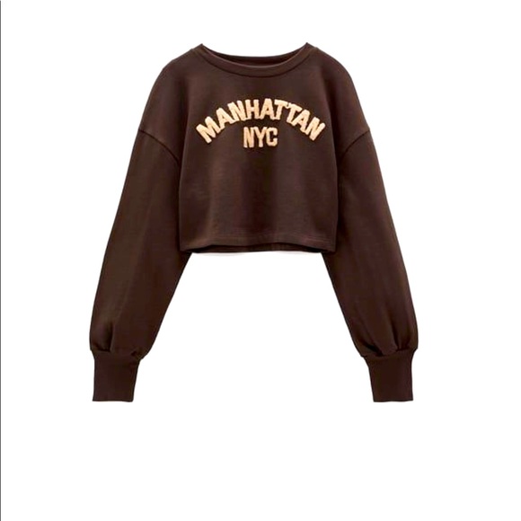 Zara | Tops | Zara Manhattan Nyc Brown 